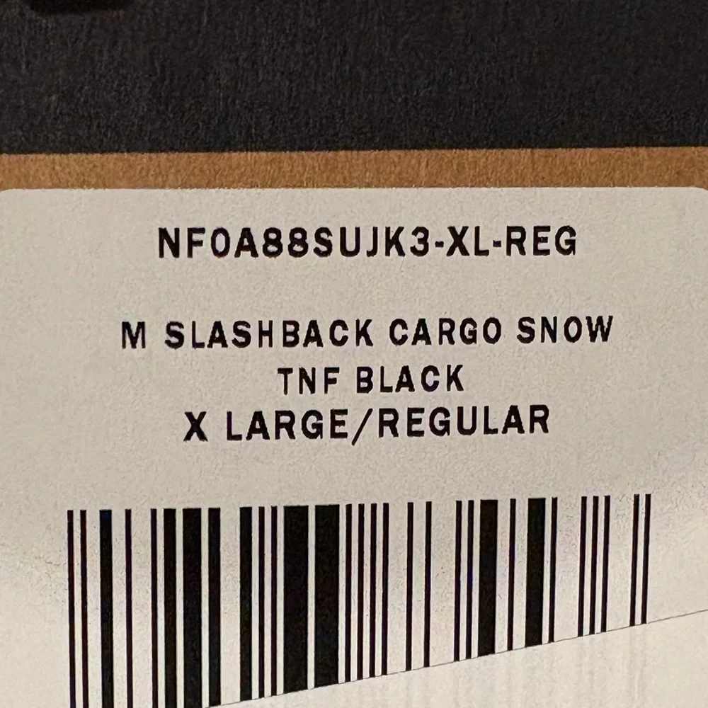 The North Face | NEW! Slashback Cargo Shell Snow Pants - Black ; Mens XL